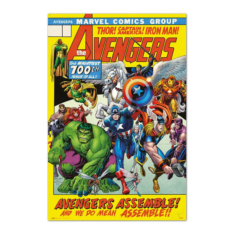 Poster Marvel Avengers 100Th Issue