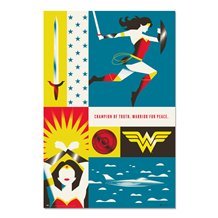 Poster Wonder Woman 100 Aniversario Wb