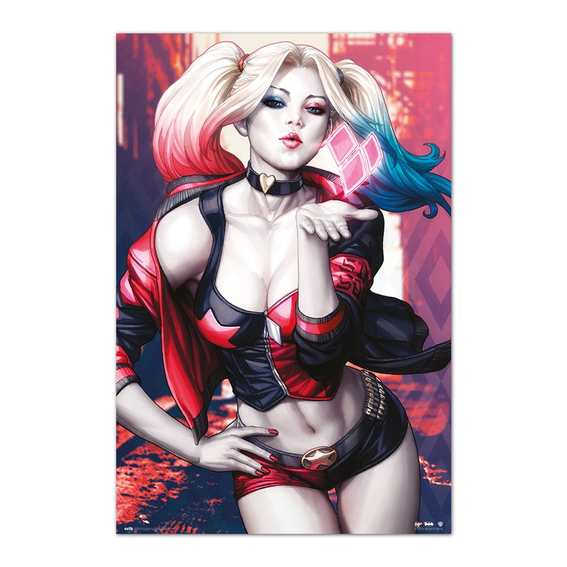 Poster Dc Harley Quinn Kiss