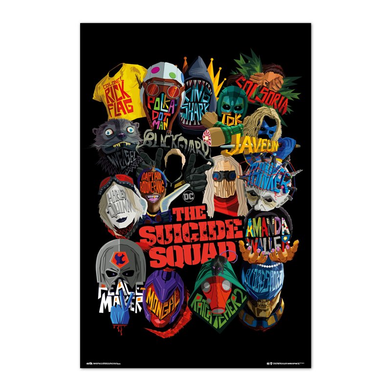 Poster Dc Comics Escuadron Suicida Graphics