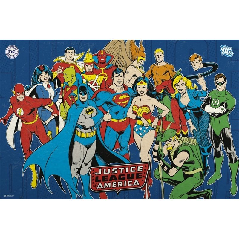 Poster Dc Comics Justice League America Dcjlc