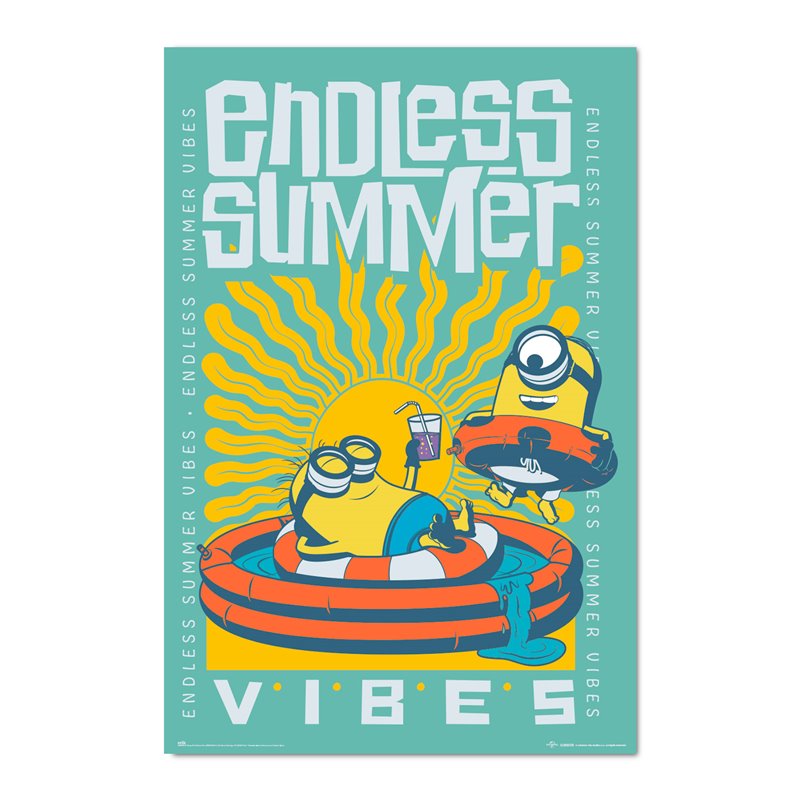 Poster Minions Endless Summer Vibes