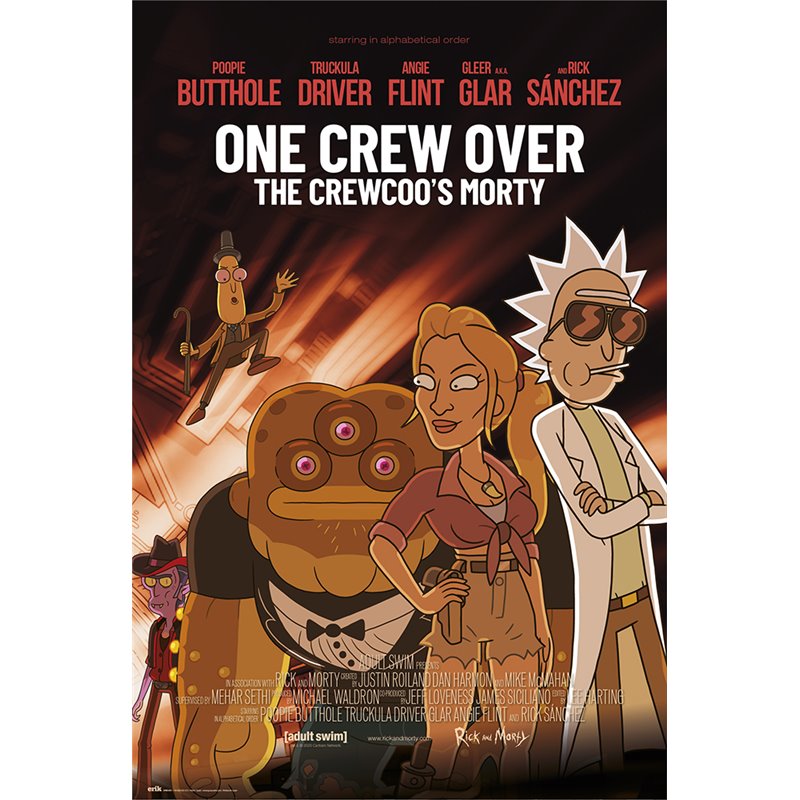 Poster Rick & Morty 4 One Crew