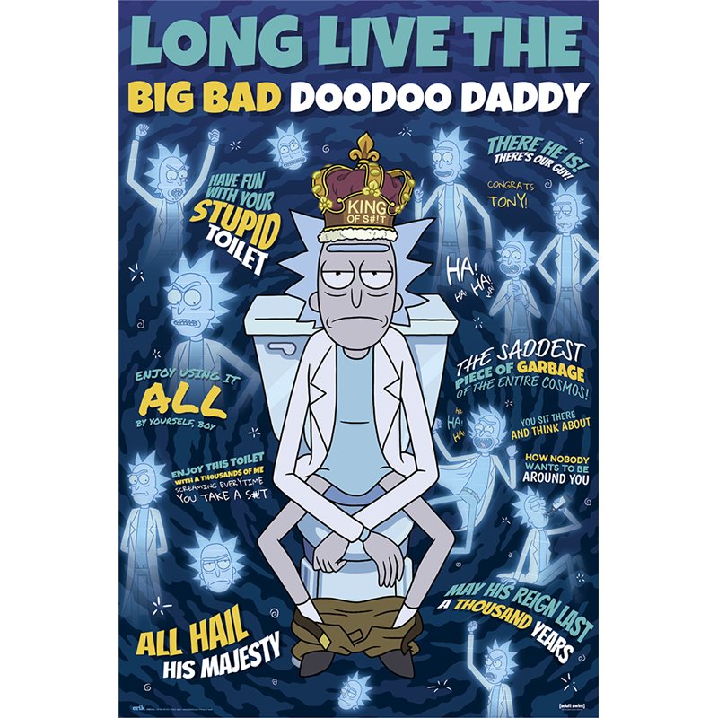 Poster Rick & Morty Doodoo Daddy