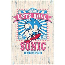 Poster Sonic Let´S Roll