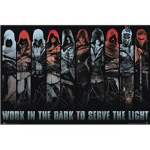 Poster Assassins Creed Work In The Dark