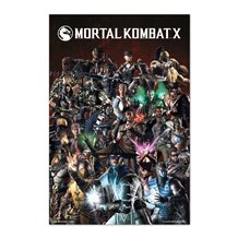 Poster Mortal Kombat Personagens