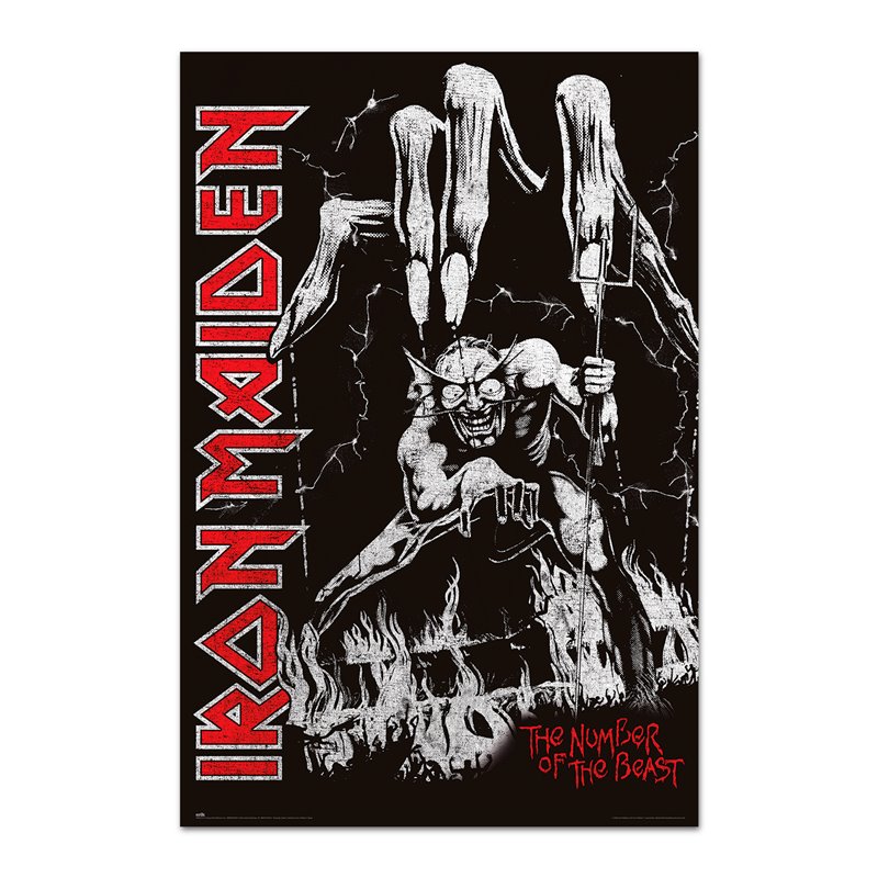 Poster Iron Maiden Number Of The Beast