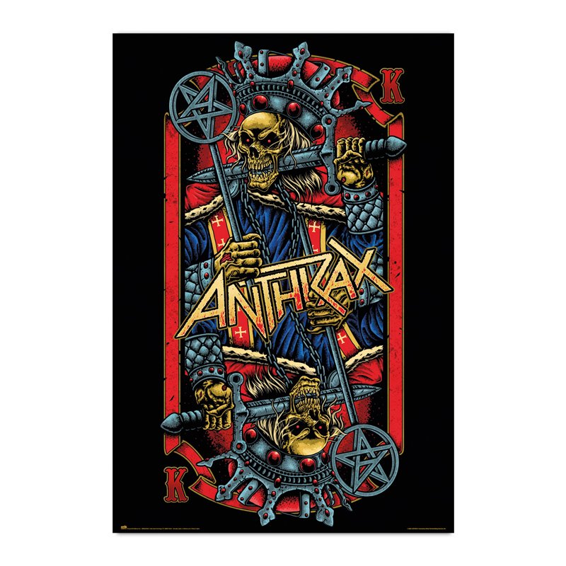 Poster Anthrax Evil Kings