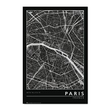 Poster Paris City Map