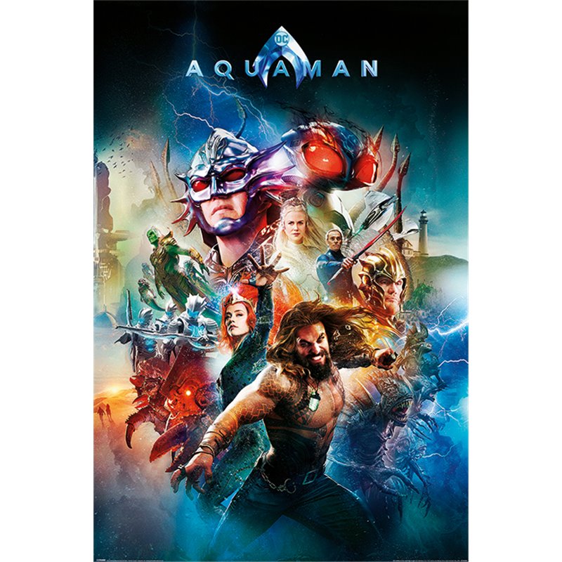 Poster Dc Comics Aquaman Battle For Atlantis