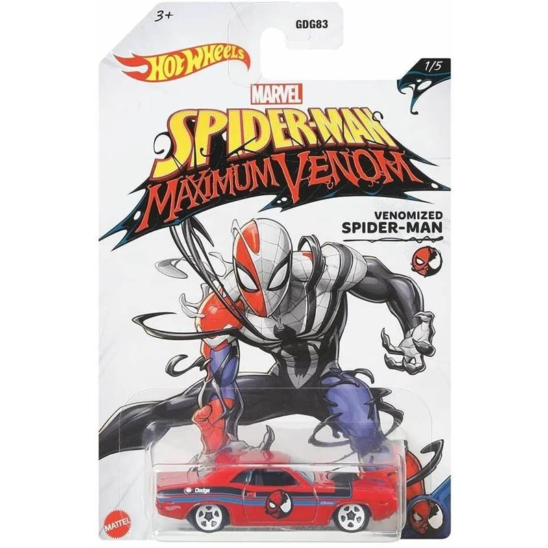 Carro Hot Wheels - Marvel: Spider-Man Maximum Venom