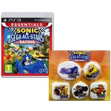 Sonic and Sega All-Stars Racing PS3 (Oferta Conjunto 5 Pins)