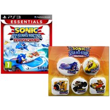 Sonic & Sega All Stars Racing Transformed PS3 (Oferta Conjunto 5 Pins)