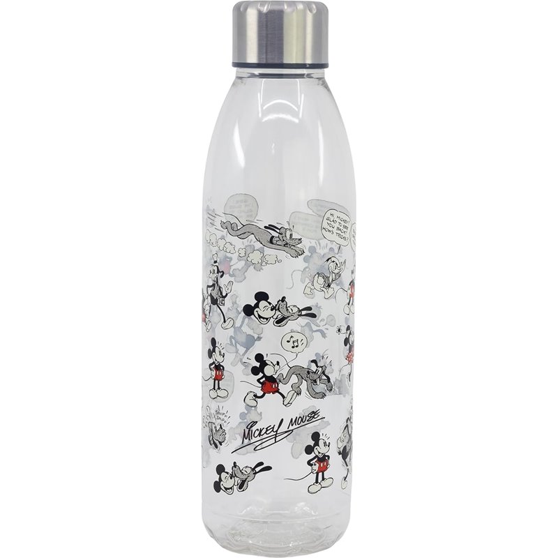 Garrafa Transparente 980 ML - Mickey Mouse Vintage