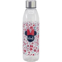 Garrafa Transparente 980 ML - Minnie Spring Flower