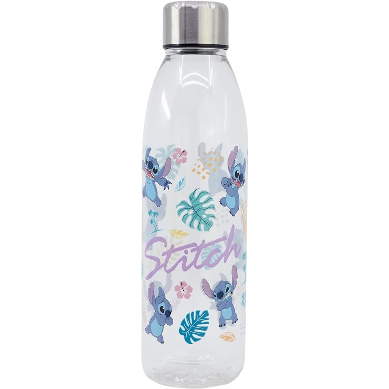 Garrafa Transparente 980 ML - Disney Stitch