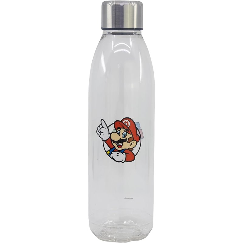 Garrafa Transparente 980 ML - Super Mario