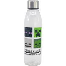 Garrafa Transparente 980 ML - Minecraft