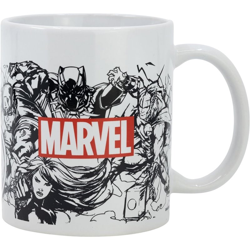 Caneca Cerâmica 325ml - Marvel Pattern