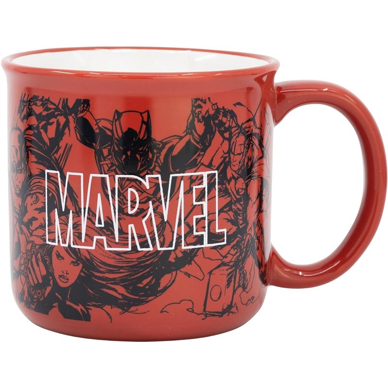 Caneca Cerâmica 400ML - Marvel Red