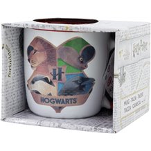 Caneca Cerâmica 380ml - Harry Potter Hogwarts