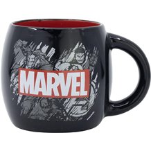 Caneca Cerâmica 380ml - Marvel Black