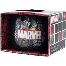 Caneca Cerâmica 380ml - Marvel Black