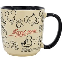 Caneca Cerâmica 380ml - Disney Mickey Vintage