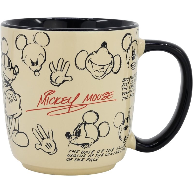 Caneca Cerâmica 380ml - Disney Mickey Vintage