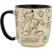 Caneca Cerâmica 380ml - Disney Mickey Vintage