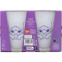 Conjunto 2 Copos Vidro 490 ML - Disney Stitch