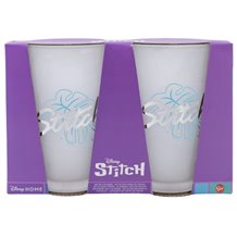 Conjunto 2 Copos Vidro 490 ML - Disney Stitch