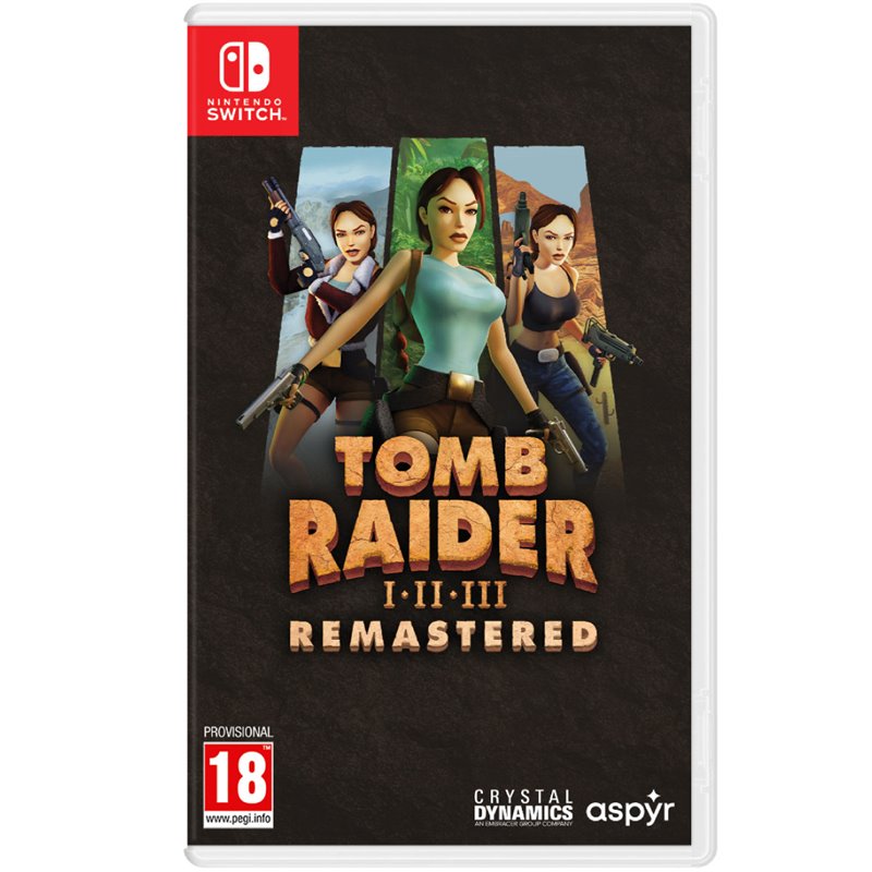 Tomb Raider I-III Remastered - Starring Lara Croft Nintendo Switch