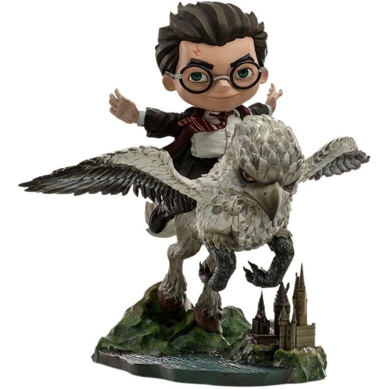 Figura MiniCo - Harry Potter: Harry With Buckbeak (Iron Studios)