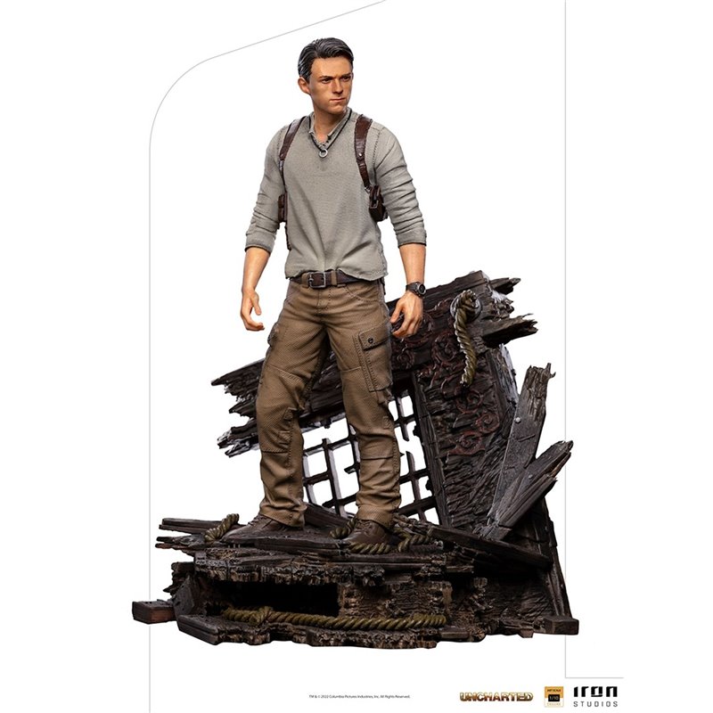 Figura Iron Studios - Uncharted (Movie): Nathan Drake (Deluxe Edition) - Art Scale 1/10 