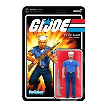 Figura Reaction Gi Joe Blueshirt Barba Claro