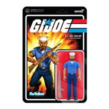 Figura Reaction Gi Joe Blueshirt Barba Bronzeado