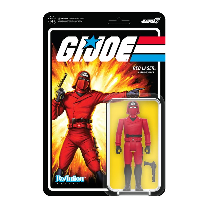 Figura Reaction Gi Joe Red Laser