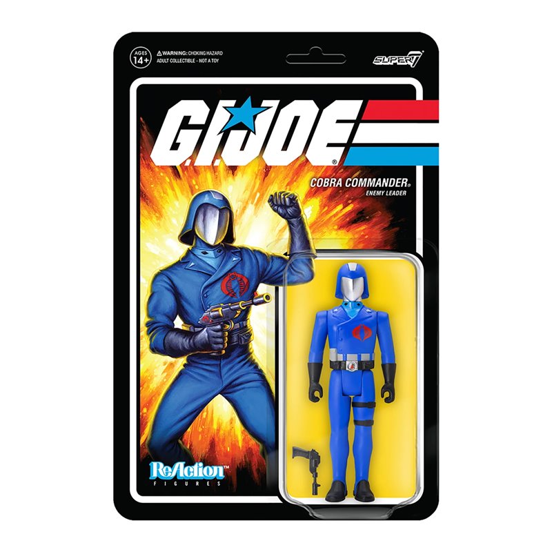 Figura Reaction Gi Joe Cobra Commander