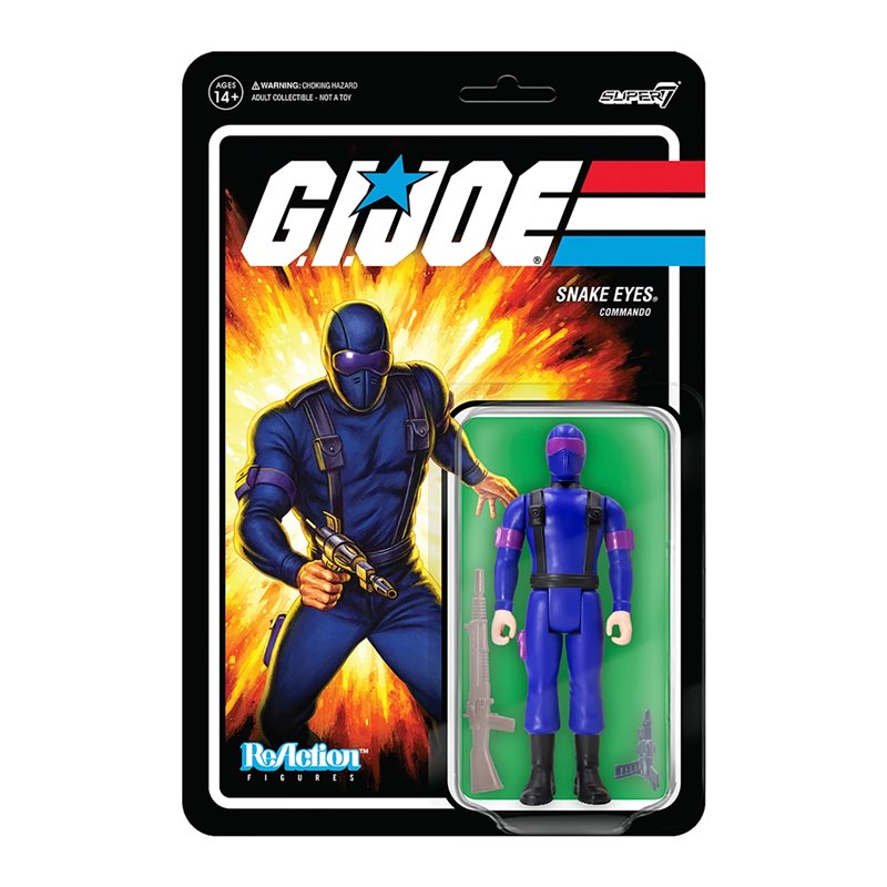 Figura Reaction Gi Joe Snake Eyes