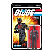 Figura Reaction Gi Joe Cobra Snakeling Factory Worker Barba Moreno