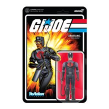 Figura Reaction Gi Joe Cobra Snakeling Factory Worker Barbeado Bronzeado