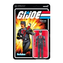 Figura Reaction Gi Joe Cobra Snakeling Factory Worker Bigode Claro