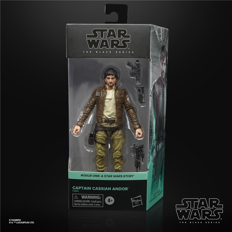 Figura Star Wars Capitao Cassian Andor Serie Black