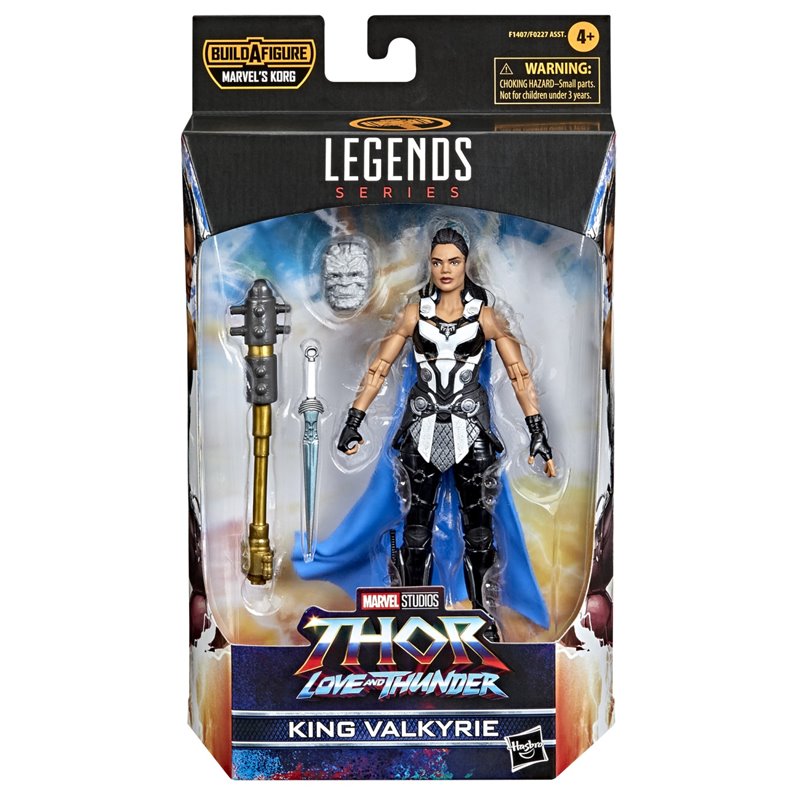 Figura Marvel Thor Amor E Trovão King Valkyrie Série Legends