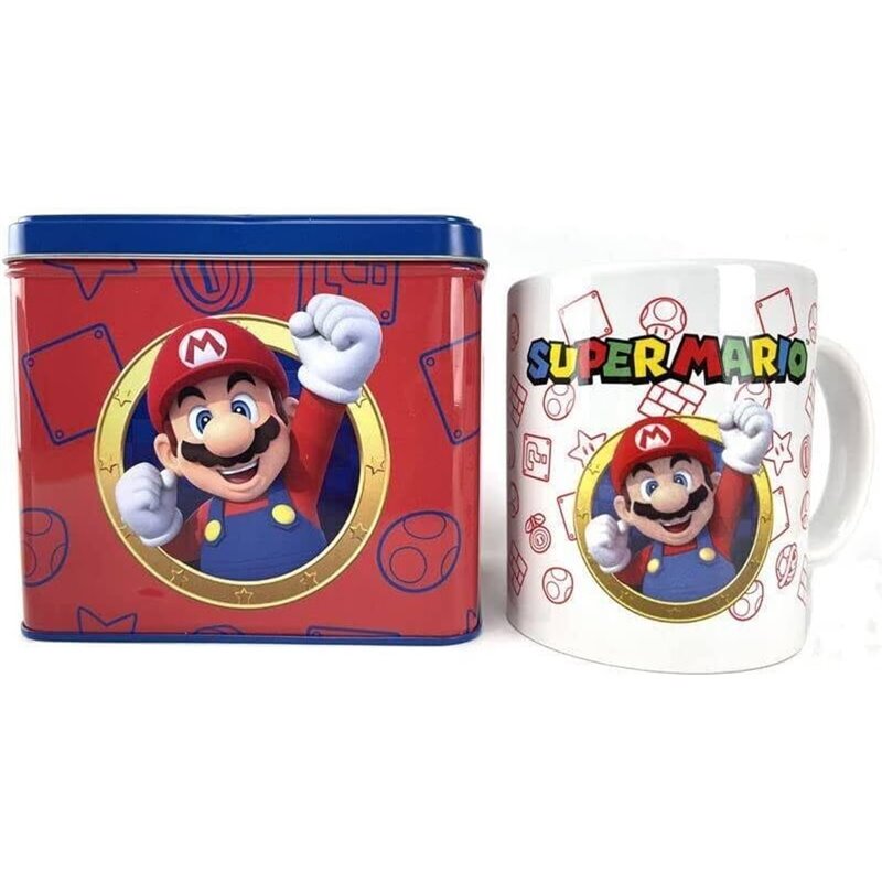 Conjunto Super Mario Bros. - Caneca + Mealheiro