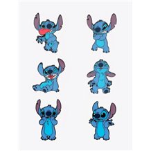 Pin Loungefly - Disney: Stitch Funny Faces (Sortido)