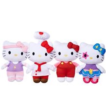 Peluche Super Style - Hello Kitty (20cm / Sortido)