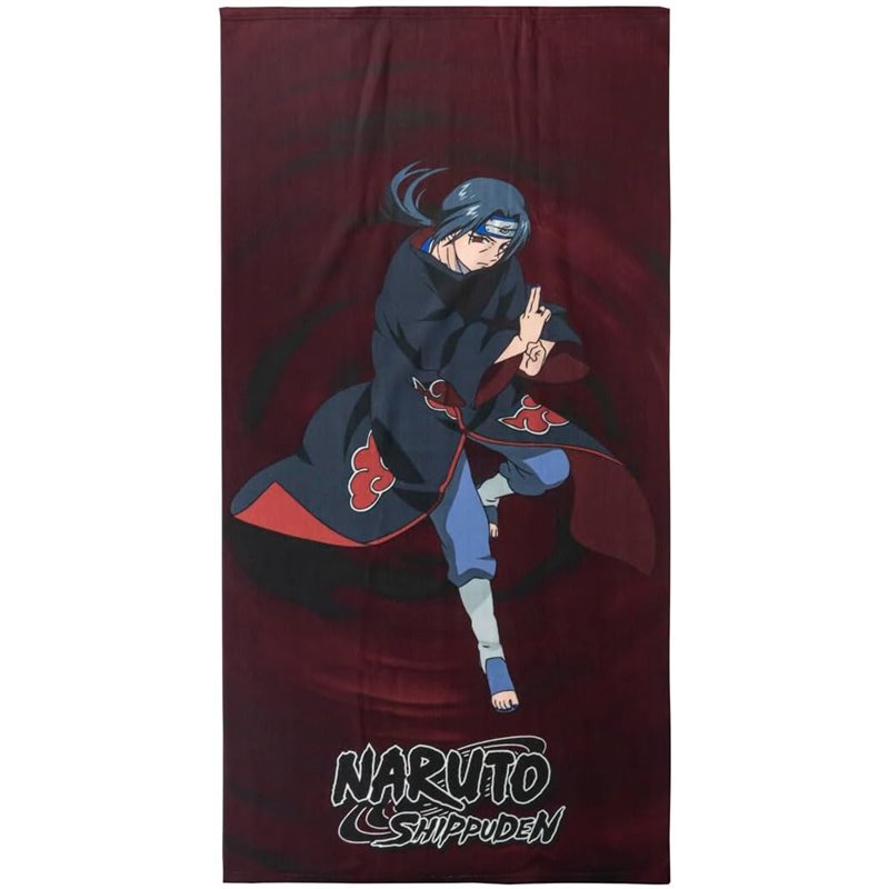 Toalha de Praia de Microfibra - Naruto: Itachi Uchiha